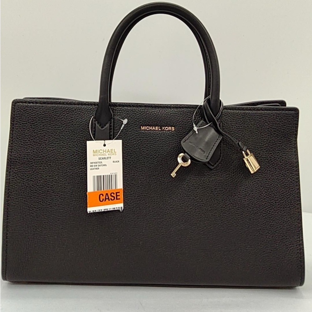 Michael Kors Black Satchel Bag